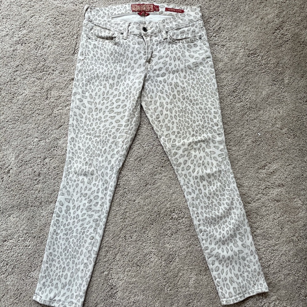 Lucky Brand Cheetah/Leopard Print Jeans